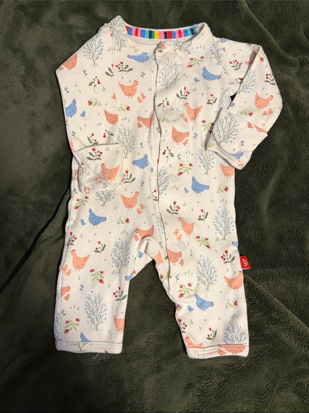 Magnetic Me Chicken Tender Coverall NB